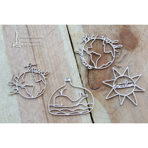 Tekturka Podróże Whalecome Summer Scrapiniec 