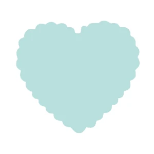 Dziurkacz ozd. DP Craft 1.6cm Serce Falbanka