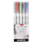 Zestaw Brush Mildliner Zebra Cool 5 kol.
