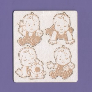 Tekturka Mikołajek Niemowlak Zestaw 2 Crafty Moly