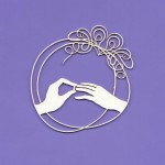 Tekturka Ramka Wedding Crafty Moly 