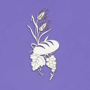 Tekturka Kłosy z Chlebem i Winogronem Crafty Moly 