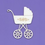 Tekturka Wózek Dziecięcy Grawer Crafty Moly a'2