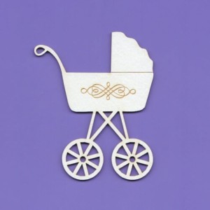 Tekturka Wózek Dziecięcy Grawer Crafty Moly a'2