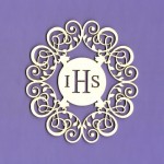 Tekturka Ramka Komunijna IHS 2 Crafty Moly 