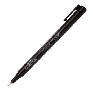 Cienkopis Kreślarski Zebra Tech-0.3 Czarny