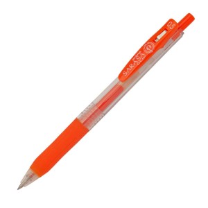 Długopis Żelowy Zebra Sarasa Clip 0.5 Red Orange
