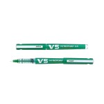 Pióro Kulkowe Pilot V5 0.5 Zielone na Naboje