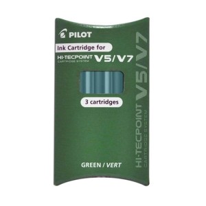 Naboje Pilot Hi-Tecpoint V5 Zielone a'3
