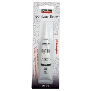 Konturówka Biała Pentart 20ml 