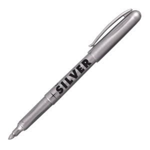 Marker Permanentny Centropen Srebrny