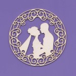 Tekturka Ramka z Parą Crafty Moly