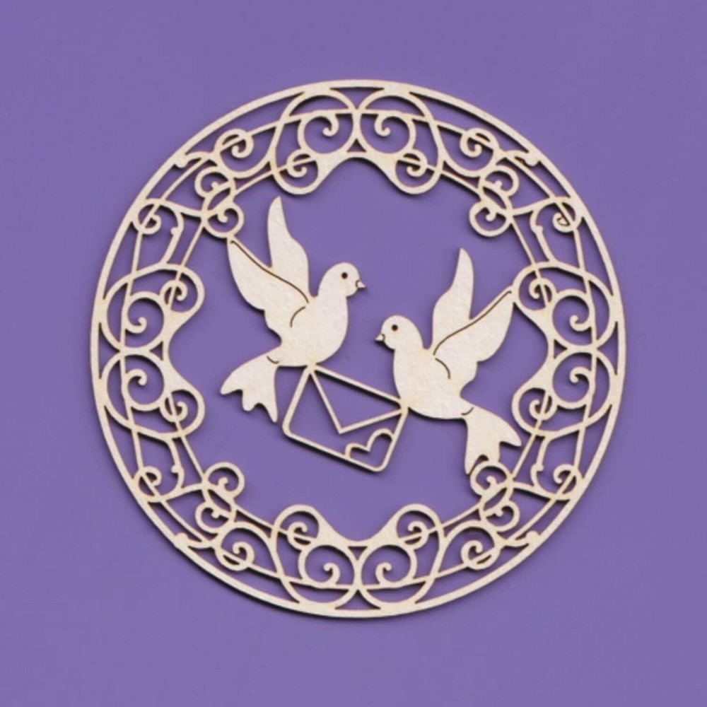 Tekturka Ramka z Gołąbkami  WYK1020.jpg