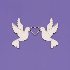 Tekturka Miłosne Gołąbki 1 Crafty Moly