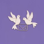 Tekturka Miłosne Gołąbki 2 Crafty Moly