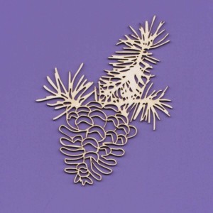 Tekturka Szyszki Świąteczne Crafty Moly 