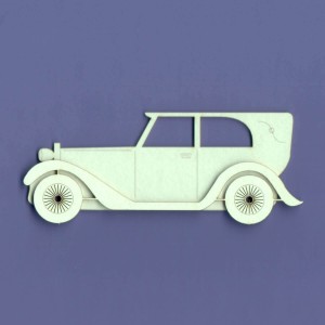 Tekturka Stary Samochód Crafty Moly 