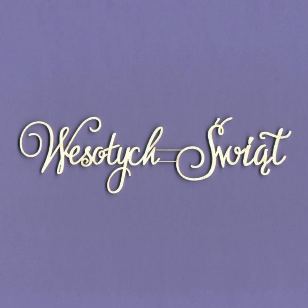 Tekturka Napis - Wesołych Świąt IV WYK1083.jpg