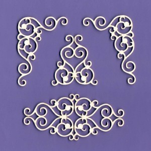 Tekturka Ornamenty Zestaw Crafty Moly a'7