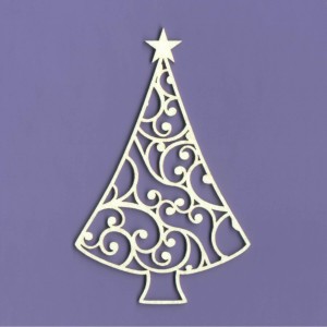 Tekturka Choinka Kometka Crafty Moly 