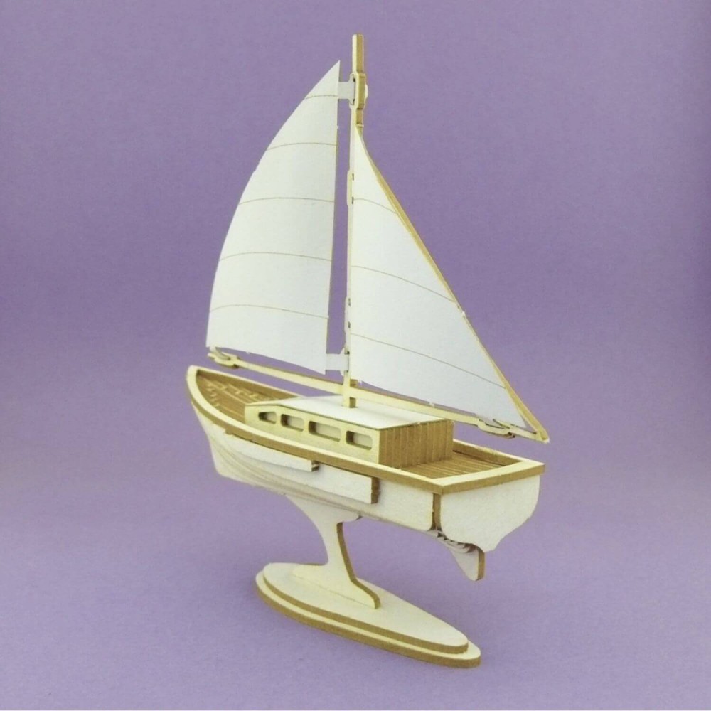 Tekturka 3D Żaglówka WYK1127B.....JPG