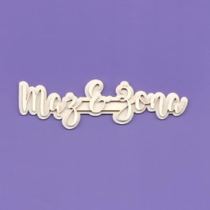 Tekturka Napis - Mąż i Żona dwuwars. Crafty Moly 