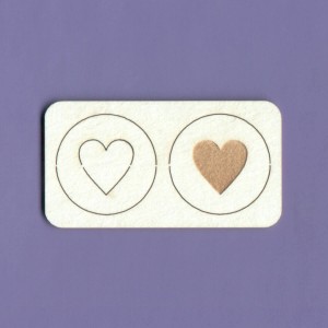 Tekturka Serduszka Simple Crafty Moly