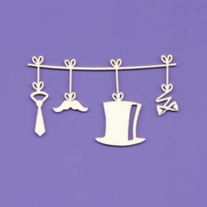 Tekturka Atrybuty Mężczyzny Crafty Moly