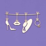 Tekturka Atrybuty Kobiety Crafty Moly