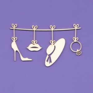 Tekturka Atrybuty Kobiety Crafty Moly