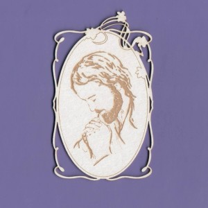 Tekturka Ramka Jezus Modlący Crafty Moly 