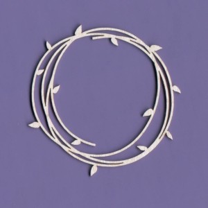 Tekturka Ramka Liściasta 1 Crafty Moly 