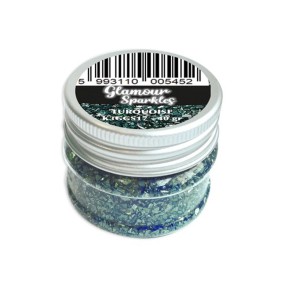 Kamyczki Stamperia Błyszczące Turkus 40g