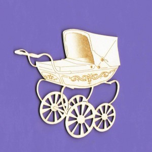 Tekturka Wózek Retro Crafty Moly