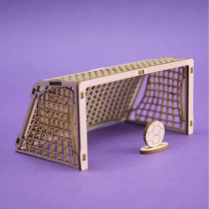 Tekturka 3D Bramka Piłkarska Crafty Moly