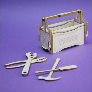 Tekturka 3D Skrzynka Narzędziowa Crafty Moly 