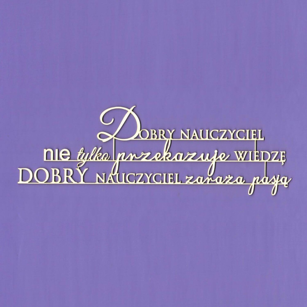 Tekturka Napis - Dobry Nauczyciel WYK1307.jpg