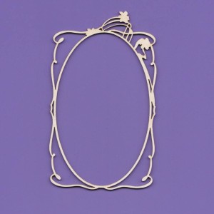 Tekturka Ramka Chrzest 1 Crafty Moly 