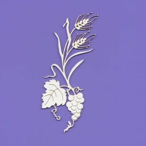 Tekturka Kłosy z Winogronem 2 Crafty Moly