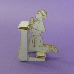 Tekturka 3D Klęcznik Chłopiec Crafty Moly 