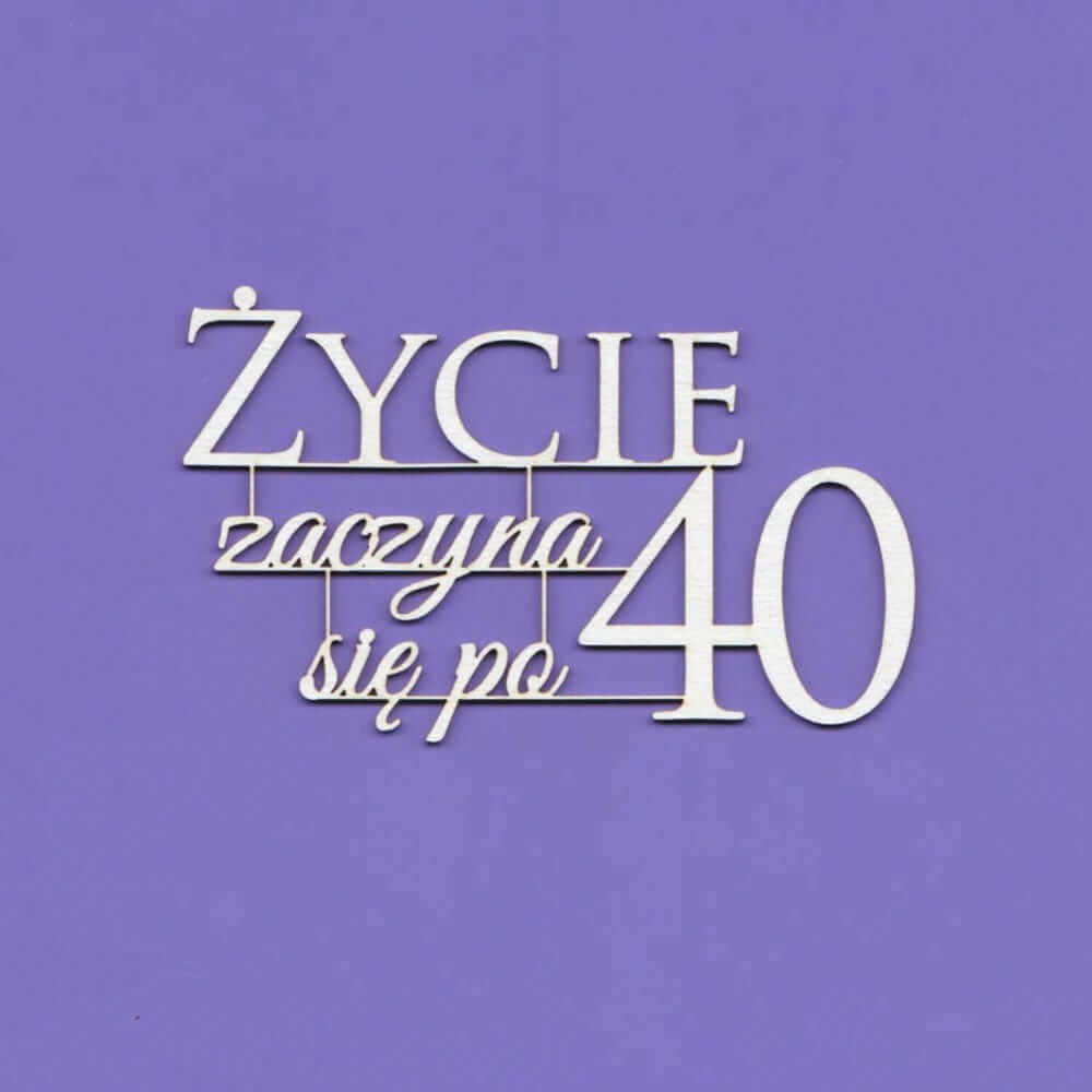 Tekturka Napis - Życie Zaczyna Się .. wyk1421.jpg