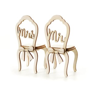 Tekturka 3D Ślubne Krzesła Crafty Moly 