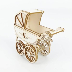 Tekturka 3D Wózek Retro Crafty Moly 