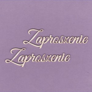 Tekturka Napis - Zaproszenie Crafty Moly a'2