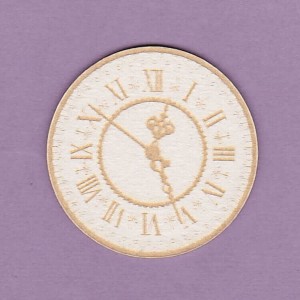 Tekturka Zegar Grawer 45mm Crafty Moly