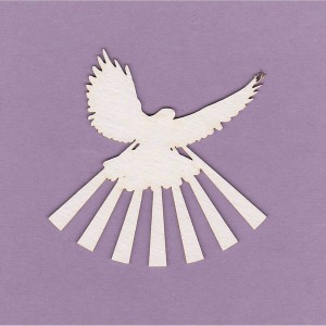 Tekturka Gołąb z Promieniami Crafty Moly