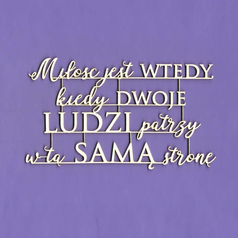 Tekturka Napis - Miłość jest Wtedy... WYK370x.jpg