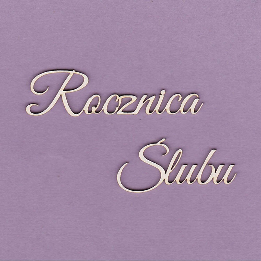 Tekturka Napis - Rocznica Ślubu WYK449.jpg