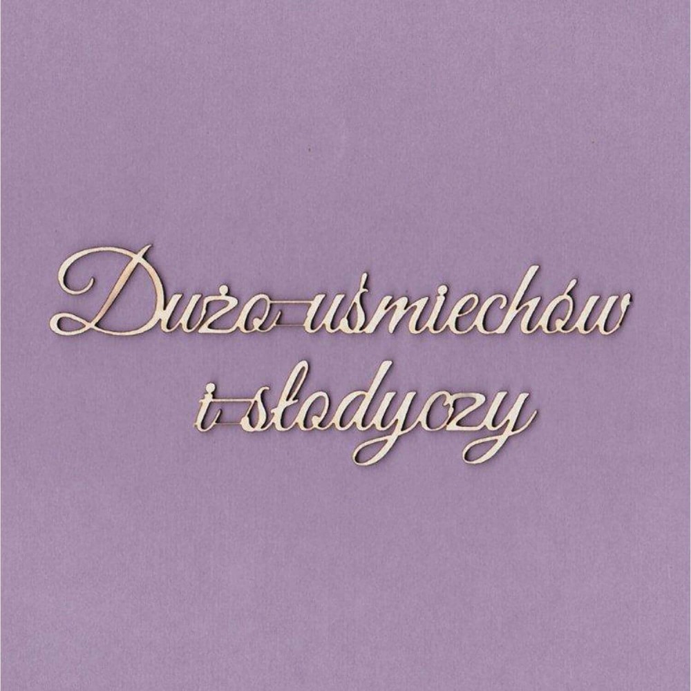 Tekturka Napis - Dużo Uśmiechów WYK493.jpg