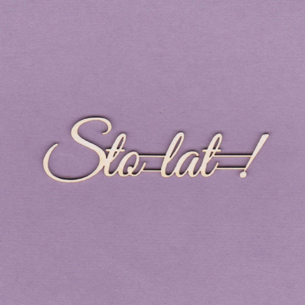 Tekturka Napis - Sto lat! WYK501.jpg